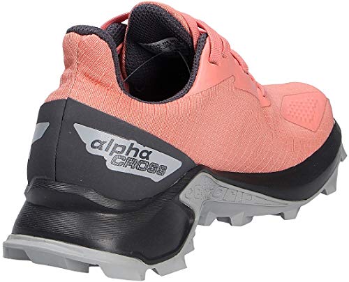 Salomon ALPHACROSS Blast CSWP J, Zapatillas de Trail Running, Rosa (Burnt Coral/Ebony/Quarry), 38 EU