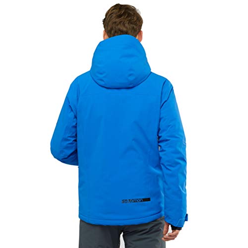 SALOMON Highland JKT M Chaqueta, Hombre, Indigo Bunting/Ebony