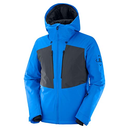 SALOMON Highland JKT M Chaqueta, Hombre, Indigo Bunting/Ebony