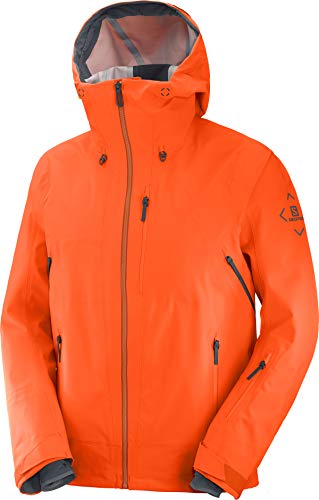 SALOMON Outlaw 3L Jktm Chaqueta, Hombre, Red Orange/Ebony, m