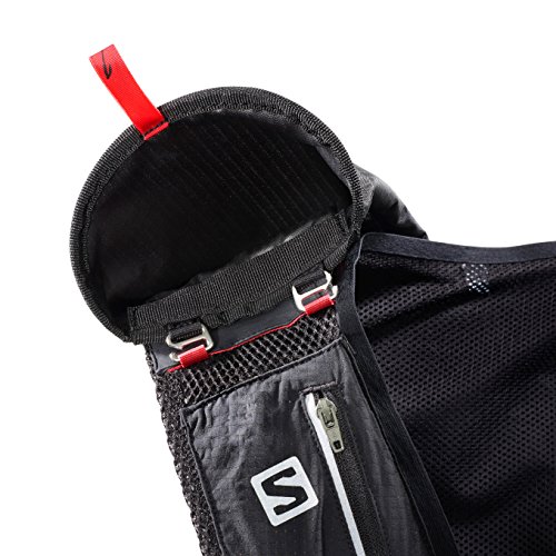 Salomon Portabastones de senderismo unisex, CUSTOM QUIVER, Negro, L39283200