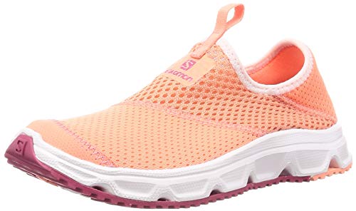 Salomon RX Moc 4.0 W, Calzado de recuperación Mujer, Rojo (Desert Flower/White/Malaga), 37 1/3 EU