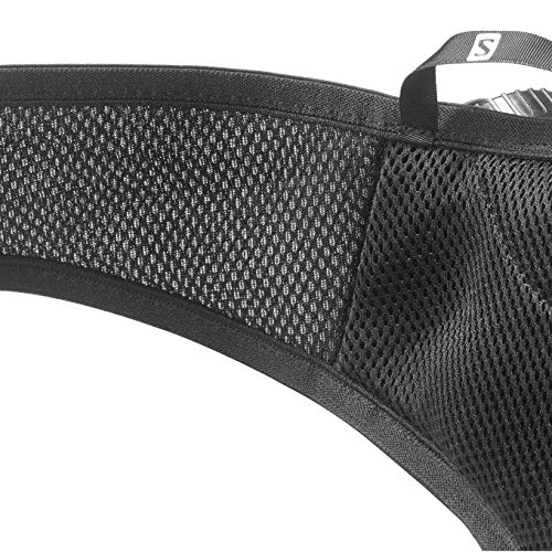 Salomon SENSIBELT Cinturón PortaBotellas, Incluye Botella de, Unisex Adulto, Negro, 600 ml Salomon SENSIBELT Cinturón PortaBotellas, Incluye Botella de, Unisex Adulto, Negro, 600 ml