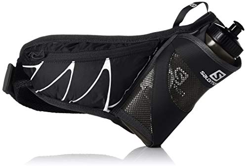 Salomon SENSIBELT Cinturón PortaBotellas, Incluye Botella de, Unisex Adulto, Negro, 600 ml Salomon SENSIBELT Cinturón PortaBotellas, Incluye Botella de, Unisex Adulto, Negro, 600 ml