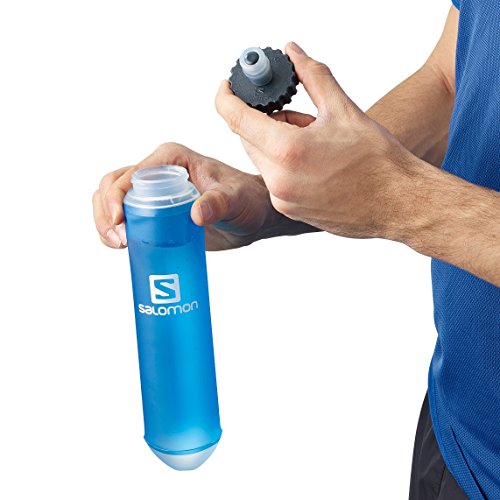 Salomon Soft Flask Botella de Agua Flexible, Unisex Adulto, Azul, 500 ml