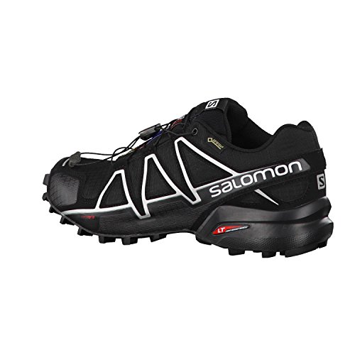 Salomon Speedcross 4 GTX, Zapatillas de Trail Running Hombre, Negro (Black/Black/Silver Metallic-X), 43 1/3 EU Salomon Speedcross 4 GTX, Zapatillas de Trail Running Hombre, Negro (Black/Black/Silver Metallic-X), 43 1/3 EU