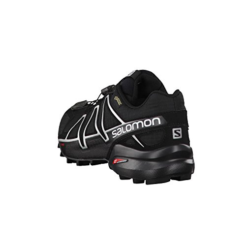 Salomon Speedcross 4 GTX, Zapatillas de Trail Running Hombre, Negro (Black/Black/Silver Metallic-X), 44 EU