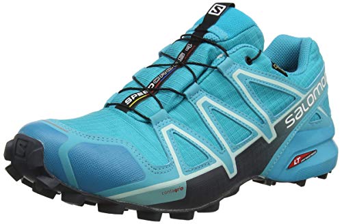 Salomon Speedcross 4 GTX, Zapatillas de Trail Running Mujer, Azul (Bluebird/Icy Morn/Ebony), 36 2/3 EU