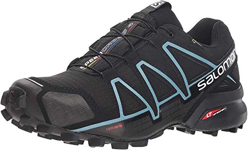 Salomon Speedcross 4 GTX, Zapatillas de Trail Running Mujer, Negro (Black), 39 1/3 EU