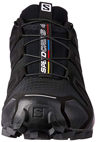 Salomon Speedcross 4 W, Zapatillas de Trail Running Mujer, Negro (Black/Black/Black Metallic), 38 EU