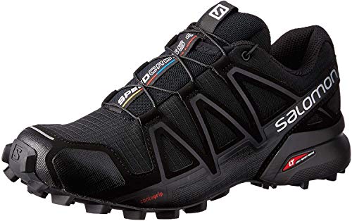 Salomon Speedcross 4 W, Zapatillas de Trail Running Mujer, Negro (Black/Black/Black Metallic), 38 EU