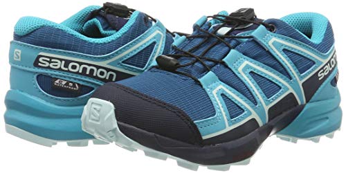 Salomon Speedcross CSWP J, Zapatillas de Trail Running, Azul (Lyons Blue/Bluebird/Navy Blazer), 32 EU