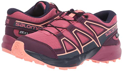 Salomon Speedcross CSWP J, Zapatillas de Trail Running Unisex Niños, Morado (Malaga/Potent Purple/Desert Flower), 35 EU Salomon Speedcross CSWP J, Zapatillas de Trail Running Unisex Niños, Morado (Malaga/Potent Purple/Desert Flower), 35 EU