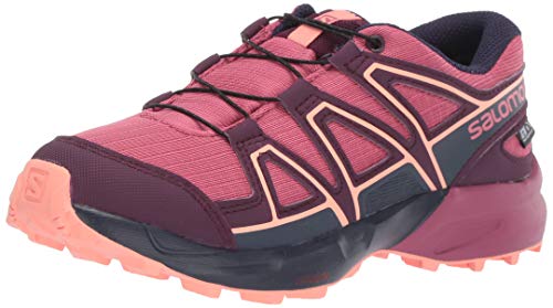 Salomon Speedcross CSWP J, Zapatillas de Trail Running Unisex Niños, Morado (Malaga/Potent Purple/Desert Flower), 35 EU