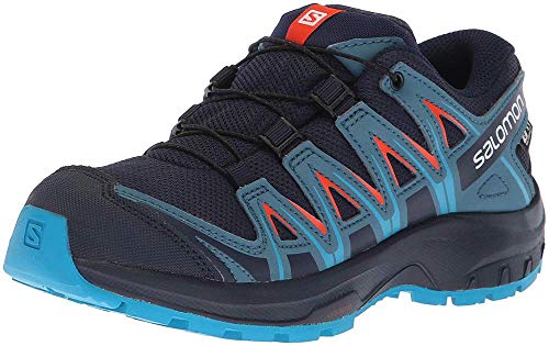 Salomon XA Pro 3D CSWP J, Zapatillas de Deporte Unisex Adulto, Azul Navy Blazer Mallard Blue Hawaiian Surf, 38 EU