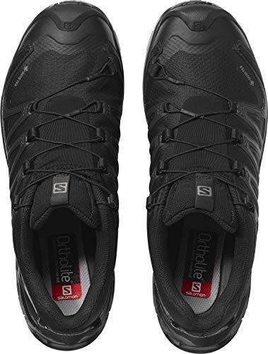 Salomon XA Pro 3D V8 W, Zapatillas De Trail Running Y Sanderismo Impermeables Versión Màs Ligera Mujer, Negro (Black/Black/Phantom), 36 EU