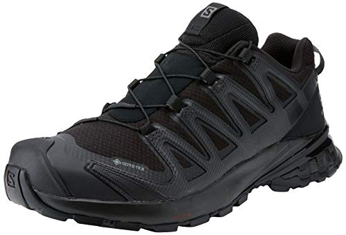 Salomon XA Pro 3D V8 W, Zapatillas De Trail Running Y Sanderismo Impermeables Versión Màs Ligera Mujer, Negro (Black/Black/Phantom), 36 EU