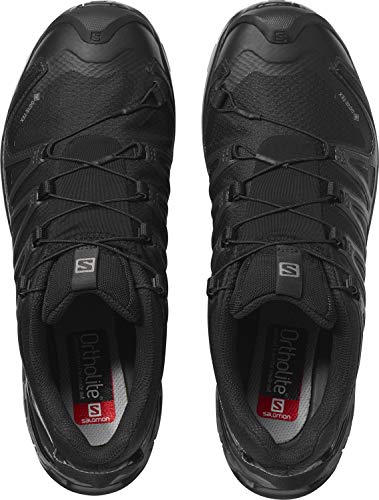 Salomon XA Pro 3D V8 W, Zapatillas De Trail Running Y Sanderismo Impermeables Versión Màs Ligera Mujer, Negro (Black/Black/Phantom), 40 EU
