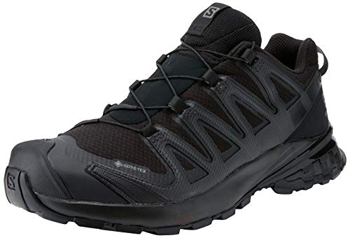 Salomon XA Pro 3D V8 W, Zapatillas De Trail Running Y Sanderismo Impermeables Versión Màs Ligera Mujer, Negro (Black/Black/Phantom), 40 EU