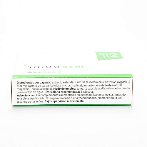 Saluderm I2. Bloqueador de hidratos de carbono. 10 Comidas. Saluderm I2. Bloqueador de hidratos de carbono. 10 Comidas.