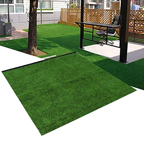 Samfox Césped Artificial, césped de simulación Gruesa de 10 mm, césped Artificial, césped, Alfombra, jardín, Paisaje(Verde Militar) Samfox Césped Artificial, césped de simulación Gruesa de 10 mm, césped Artificial, césped, Alfombra, jardín, Paisaje(Verde Militar)