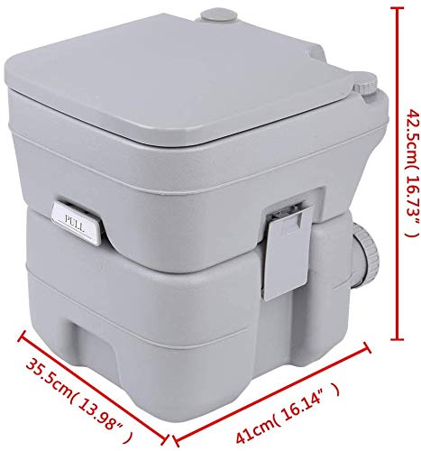 Samger Samger Portátil Cámping Baño Viajar 20L Inodoro extraíble químico para autocaravana Samger Samger Portátil Cámping Baño Viajar 20L Inodoro extraíble químico para autocaravana