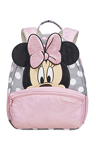 Samsonite Disney Ultimate 2.0 - Mochila Infantil, 7 l, Multicolor (Minnie Glitter), S (28.5 x 23.5 x 13.5 cm)