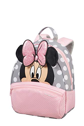 Samsonite Disney Ultimate 2.0 - Mochila Infantil, 7 l, Multicolor (Minnie Glitter), S (28.5 x 23.5 x 13.5 cm)