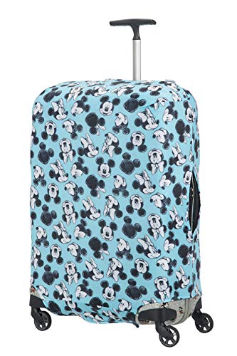 Samsonite Global Travel Accessories Disney - Funda para Maleta en Lycra, L, Azul (Mickey/Minnie Blue)