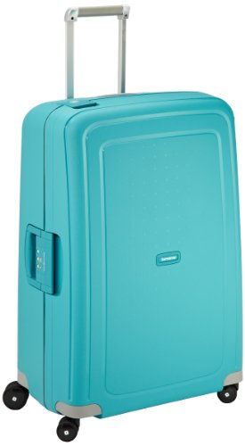 Samsonite S'Cure Spinner - Maleta de equipaje, L (75 cm - 102 L), Azul (Aqua Blue)