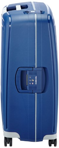 Samsonite S'Cure Spinner - Maleta de equipaje, L (75 cm - 102 L), Azul (Dark Blue)