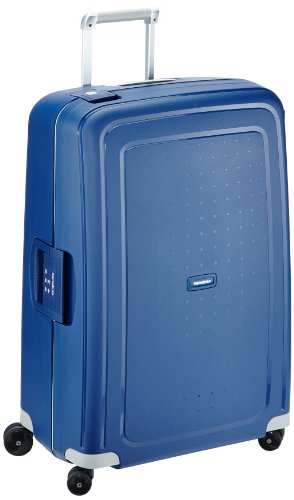 Samsonite S'Cure Spinner - Maleta de equipaje, L (75 cm - 102 L), Azul (Dark Blue)