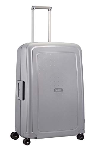 Samsonite S'Cure Spinner - Maleta de equipaje, L (75 cm - 102 L), Plata (Silver)