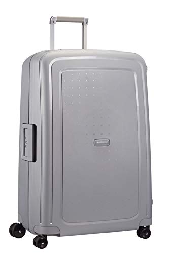 Samsonite S'Cure Spinner - Maleta de equipaje, L (75 cm - 102 L), Plata (Silver)