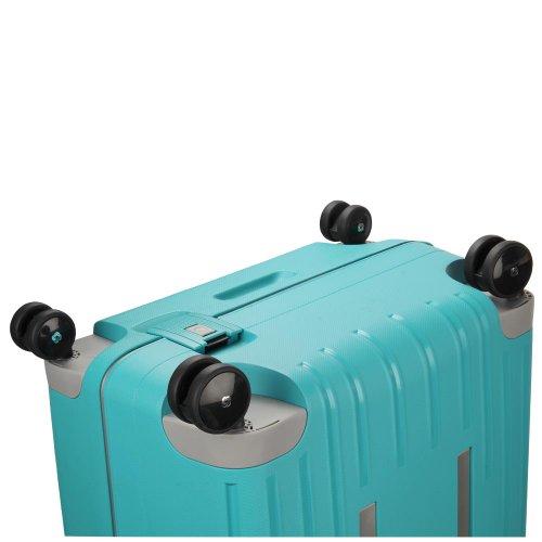 Samsonite S'Cure Spinner - Maleta de equipaje, M (69 cm - 79 L), Azul (Aqua Blue)