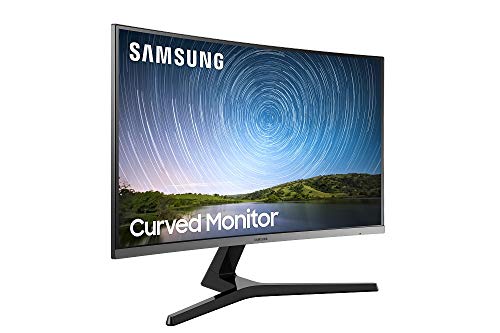 Samsung C27R502 - Monitor Curvo de 27" sin marcos Full HD (1920×1080, 4 ms, 60 Hz, FreeSync, LED, 16:9, 3000:1, 1800R, 178°, 250 cd/m², Flicker Free, HDMI, Base en Y) Gris Oscuro