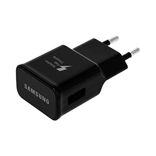 SAMSUNG Cargador Original ep-ta20ebe Carga Rápida Fast Charge + Cable Tipo C para Galaxy S8 S8 + S9 S9 + Note 8 Note 9 Paquete sellada