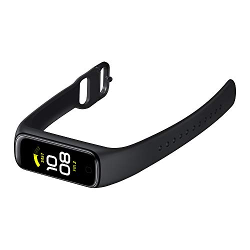 SAMSUNG Galaxy Fit2 Negro con acelerómetro, giroscopio, Monitor de frecuencia cardíaca, Monitor de Entrenamiento, Pantalla AMOLED de 1,1", batería de 159 mAh [Versión española]