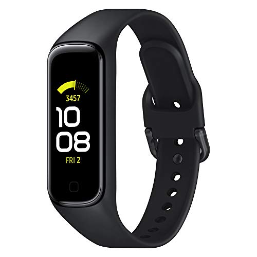 SAMSUNG Galaxy Fit2 Negro con acelerómetro, giroscopio, Monitor de frecuencia cardíaca, Monitor de Entrenamiento, Pantalla AMOLED de 1,1", batería de 159 mAh [Versión española]