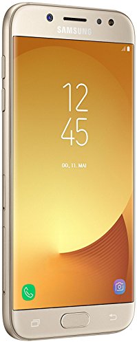 Samsung Galaxy J5 (2017) SM-J530F SIM Doble 4G 16GB Oro - Smartphone (13,2 cm (5.2"), 720 x 1280 HD, 2 GB, 16 GB, 13 MP, Android), Oro [Versión importada]