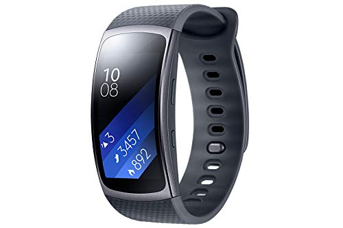 Samsung Gear Fit II - Smartwatch de 1.5" con frecuencia cardíaca y notificaciones, S, Color Negro [Versión importada: Podría presentar Problemas de compatibilidad]
