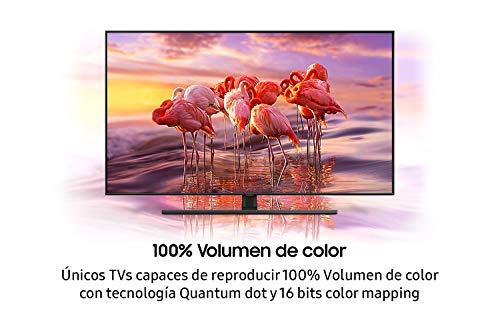Samsung QLED 2020 65Q70T - Smart TV de 75" 4K UHD, Inteligencia Artificial, HDR 10+, Multi View, Ambient Mode+, One Remote Control y Asistentes de Voz Integrados, con Alexa integrada