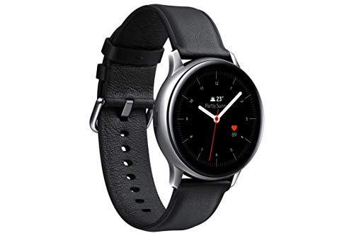 SAMSUNG SM-R820NSSAPHE Galaxy Watch Active 2 - Smartwatch de Acero, 44mm, color Plata, Bluetooth [Versión española]