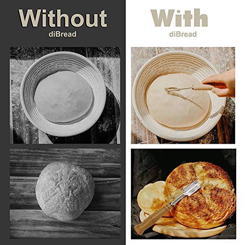 SAMTITY Herramienta de Corte de Pan panaderos, Mango de Madera con Cuchilla Curva de Arco de Pan de Acero Inoxidable con Cuchillas de Repuesto de 5 Piezas, Herramienta de Cocina SAMTITY Herramienta de Corte de Pan panaderos, Mango de Madera con Cuchilla Curva de Arco de Pan de Acero Inoxidable con Cuchillas de Repuesto de 5 Piezas, Herramienta de Cocina