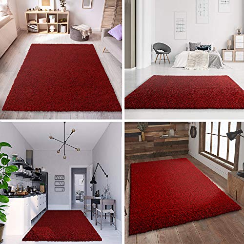 SANAT - Alfombra (Polipropileno, 80 x 150 cm), Color Rojo SANAT - Alfombra (Polipropileno, 80 x 150 cm), Color Rojo