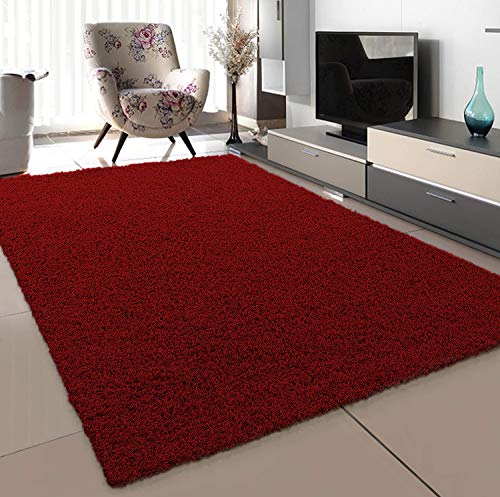 SANAT - Alfombra (Polipropileno, 80 x 150 cm), Color Rojo SANAT - Alfombra (Polipropileno, 80 x 150 cm), Color Rojo