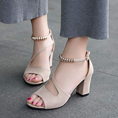 Sandalias ortopédicas Chanclas elegantes de tanga Zapatillas de mujer ultra cómodas (ayuda a su postura), boca de pez de una palabra con sandalias de tacón alto, rosa, 35, sandalias de costura, el