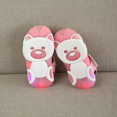 Sandalias para Bebé Niñas Riou Zapatos de la Zapatilla de Deporte de Las Sandalias del Deporte de la luz led de la Flor del Cristal Fondo Suave Lindo niños Playa Sandalias Sandalias para Bebé Niñas Riou Zapatos de la Zapatilla de Deporte de Las Sandalias del Deporte de la luz led de la Flor del Cristal Fondo Suave Lindo niños Playa Sandalias