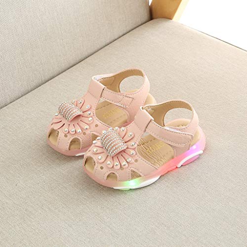 Sandalias para Bebé Niñas Riou Zapatos de la Zapatilla de Deporte de Las Sandalias del Deporte de la luz led de la Flor del Cristal Fondo Suave Lindo niños Playa Sandalias Sandalias para Bebé Niñas Riou Zapatos de la Zapatilla de Deporte de Las Sandalias del Deporte de la luz led de la Flor del Cristal Fondo Suave Lindo niños Playa Sandalias
