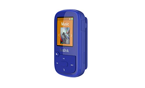 SanDisk Clip Clip Sport Plus - Reproductor MP3 , 16GB, Azul SanDisk Clip Clip Sport Plus - Reproductor MP3 , 16GB, Azul